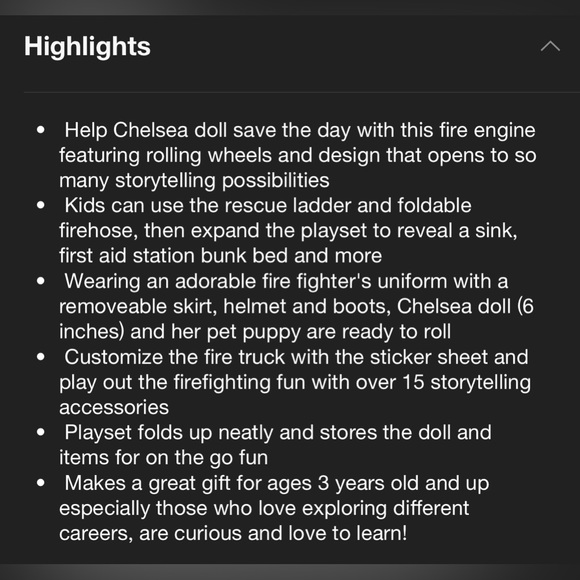 Barbie Chelsea Fire Truck play set NWT - Picture 6 of 11